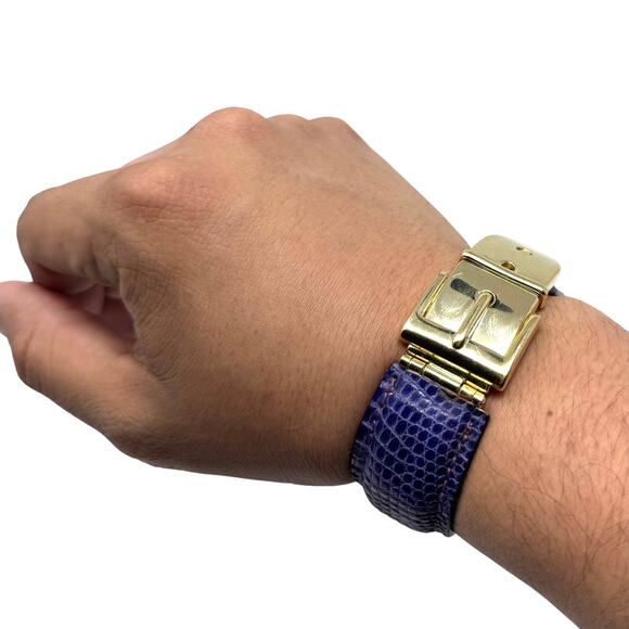 Gucci Purple Lizard Bracelet - Picture 3 of 16